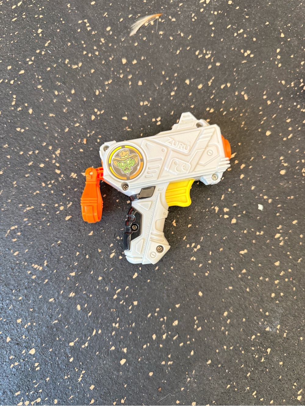 Nerf Small Blaster Pistol - White, Orange, Yellow